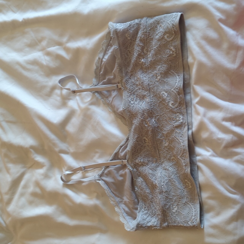 Lily of France Heather Gray bralette.